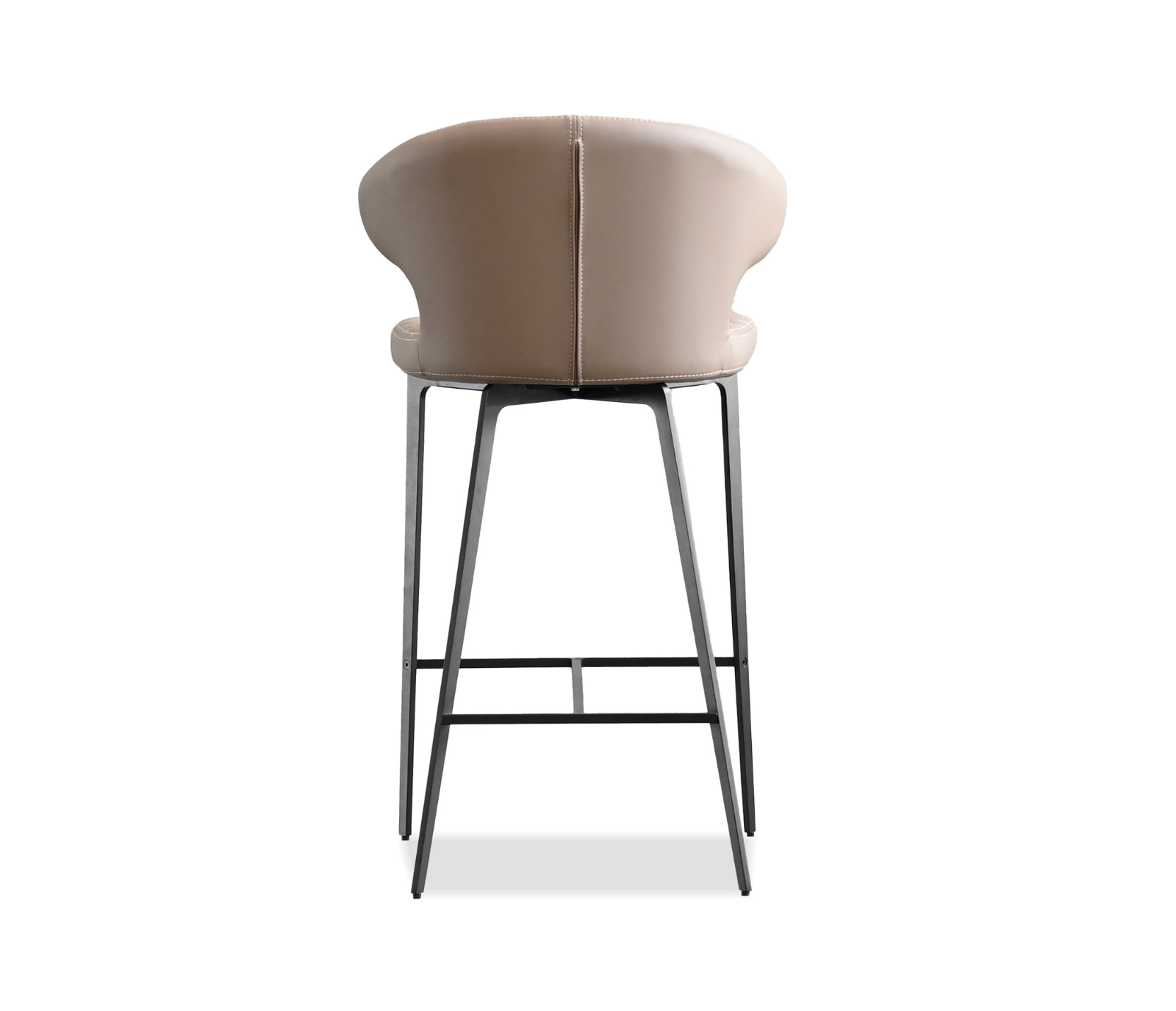 Hug Counter Stool - Russet Brown Leatherette