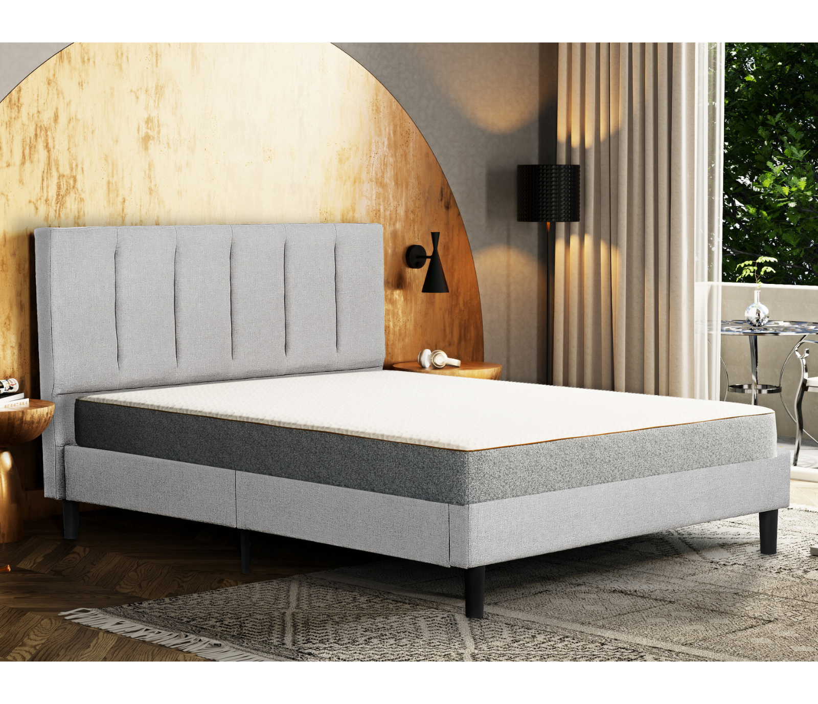 Ann Upholstered Platform Bed