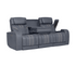 Avenger Sofa - Triple Power, Massage & Audio - Navy Fabric