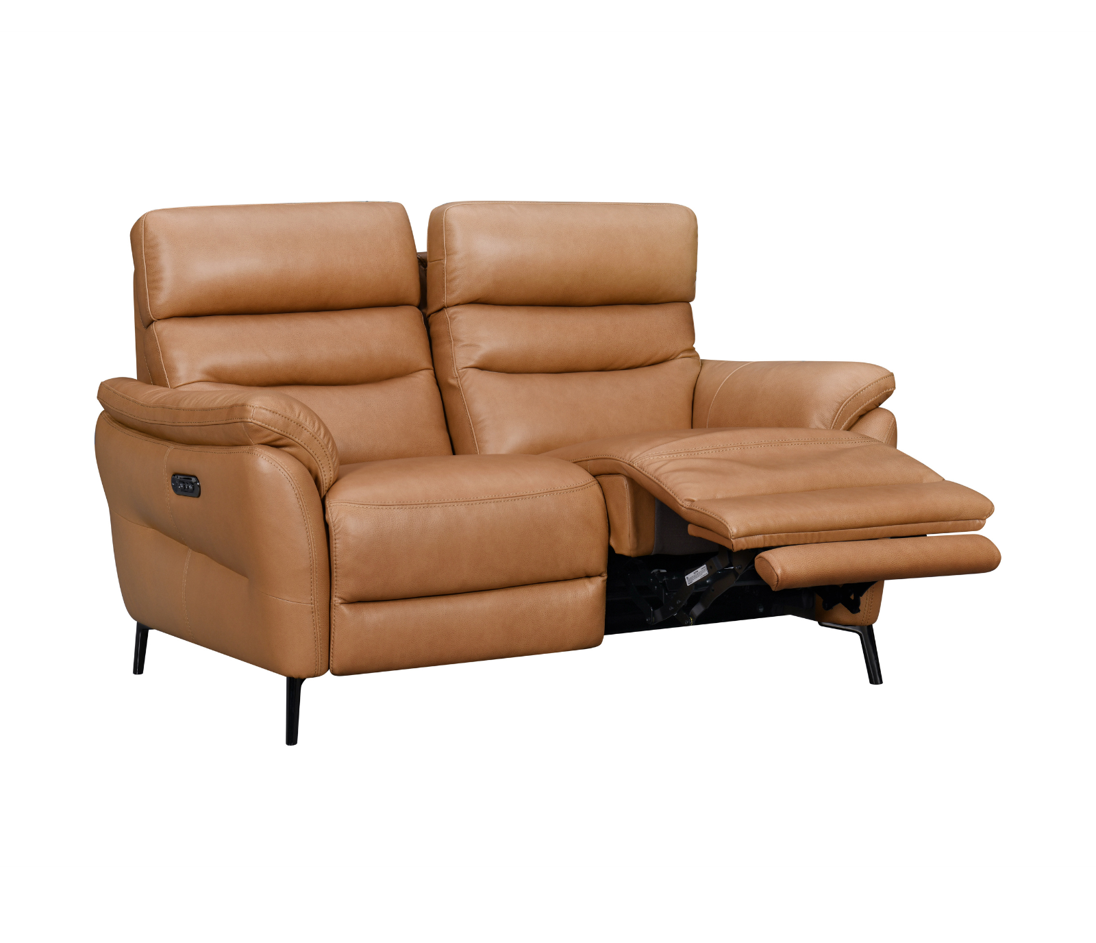 Dalton Loveseat - Power Reclining w/ Power Headrests - Toffee Leather