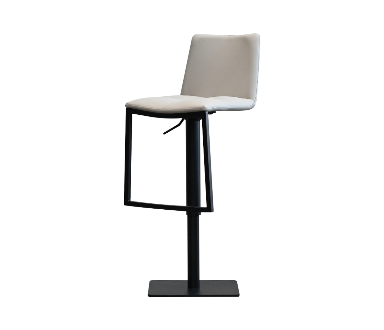 Dove Hydraulic Barstool - Taupe Leatherette