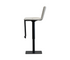 Dove Hydraulic Barstool - Taupe Leatherette