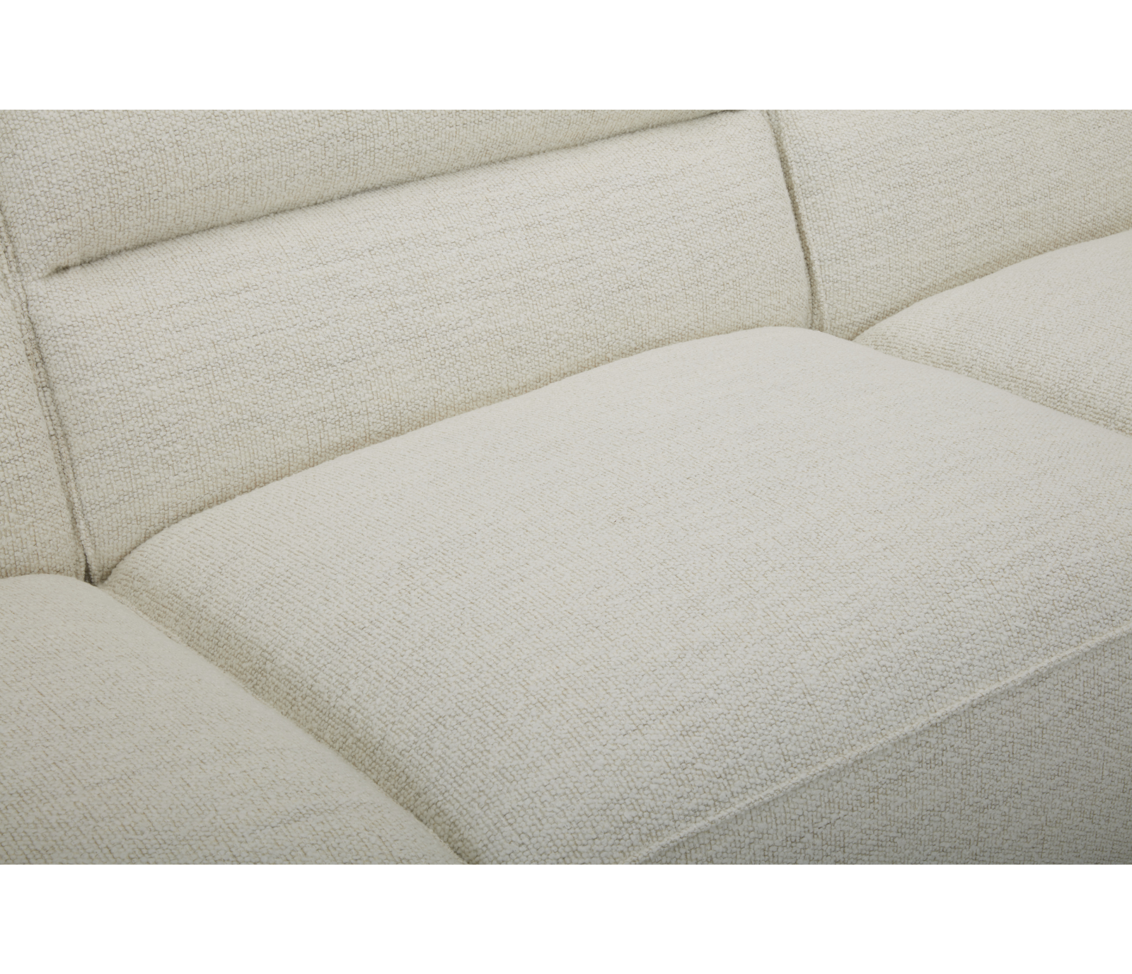 London 5 Piece Sectional - Pearl Fabric