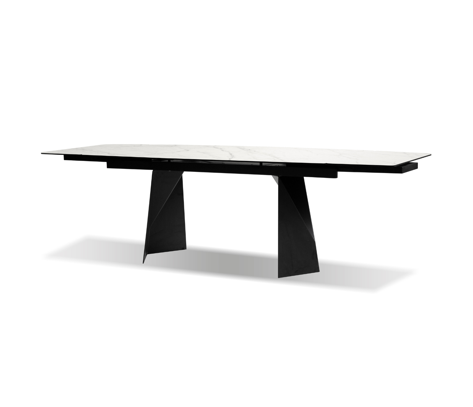 Prism Dining Table - Carrera White