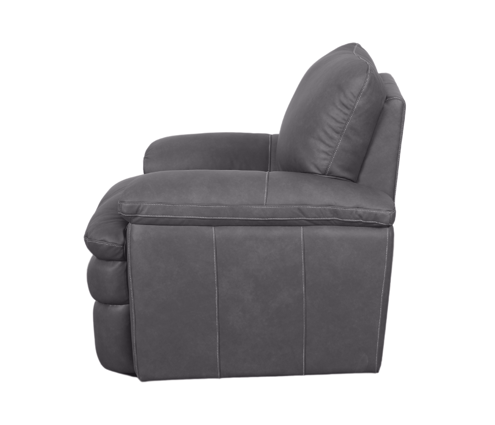 Sylvester Chair - Dark Grey Leather