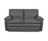 Sylvester Loveseat - Dark Grey Leather