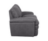 Sylvester Loveseat - Dark Grey Leather