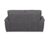 Sylvester Loveseat - Dark Grey Leather