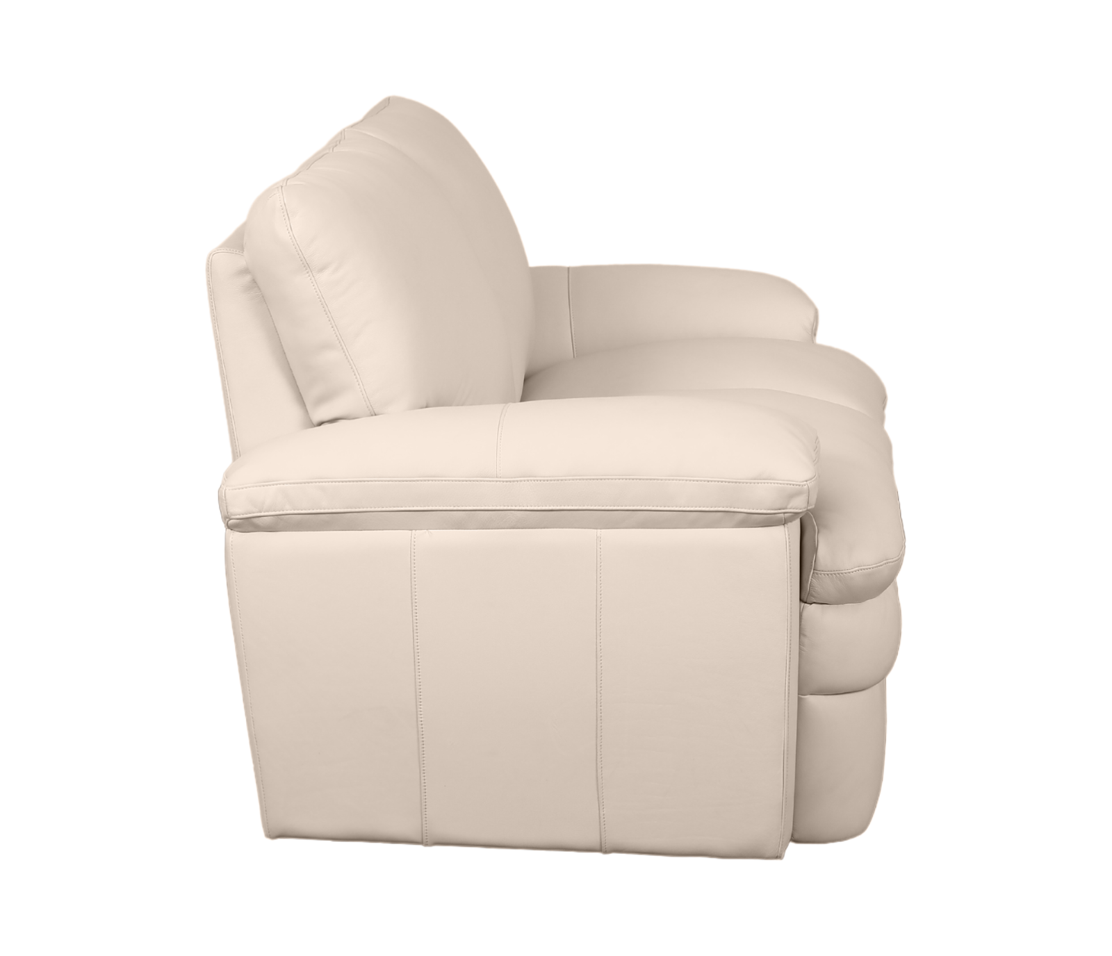 Sylvester Loveseat - Ivory Leather