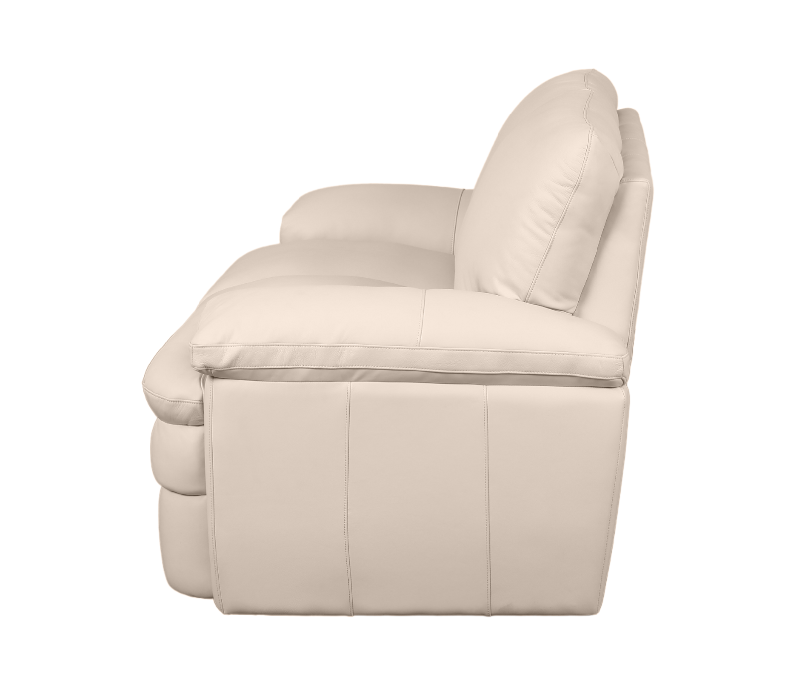 Sylvester Loveseat - Ivory Leather