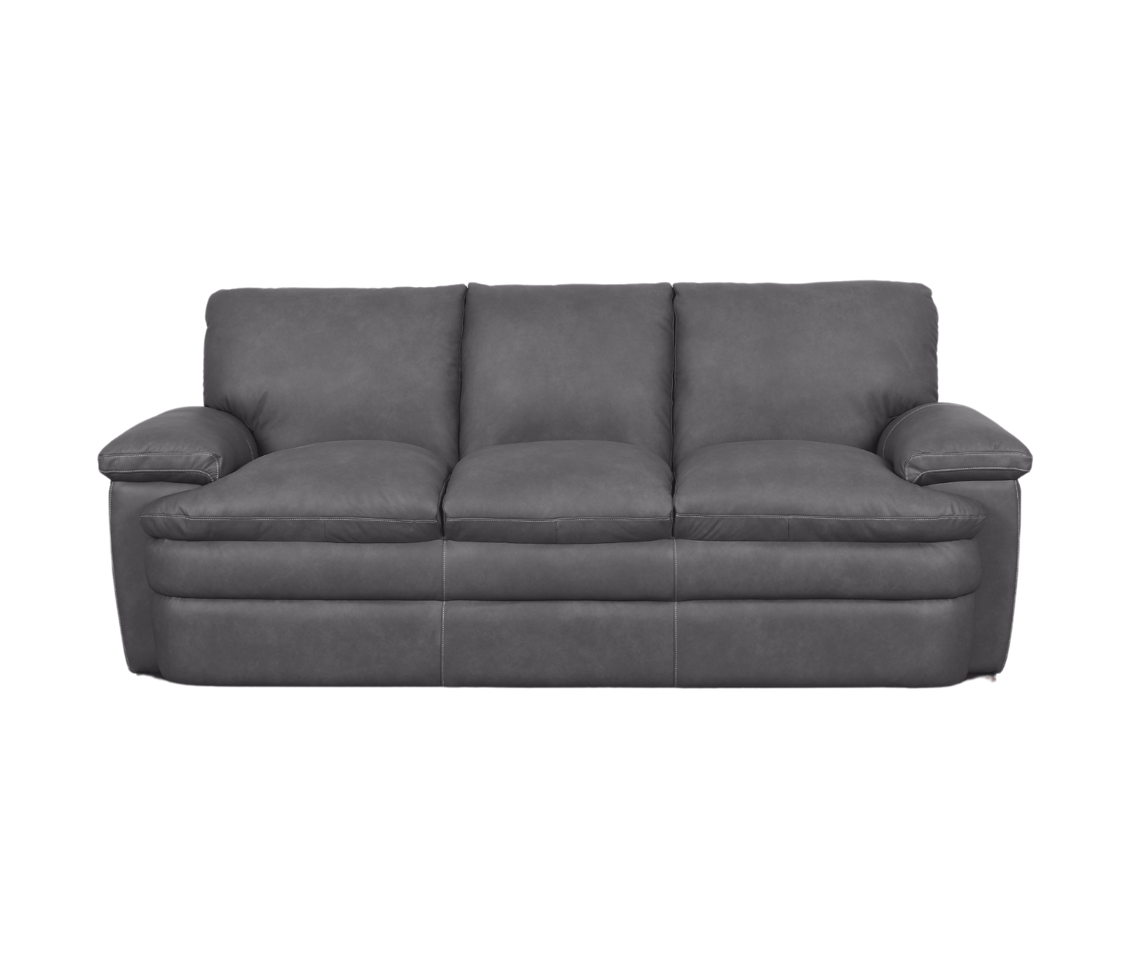 Sylvester Sofa - Dark Grey Leather