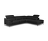 Velar 2 Piece Power Reclining Sectional - Matte Black Leather