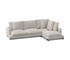 Weekender 2 Piece Large Sectional - Ivory Fabric