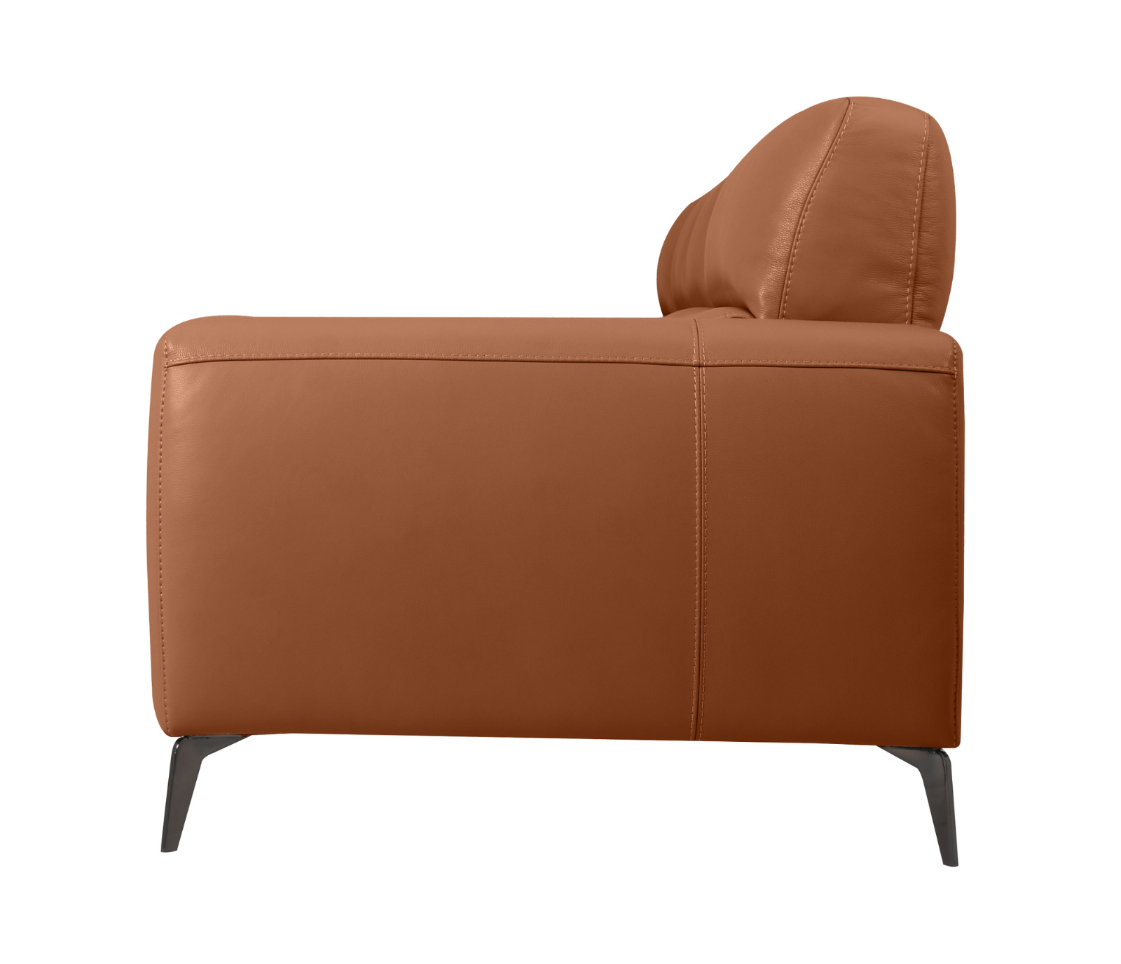 Zara Sofa - Power Reclining w/ Power Headrests - Pecan Brown Leather