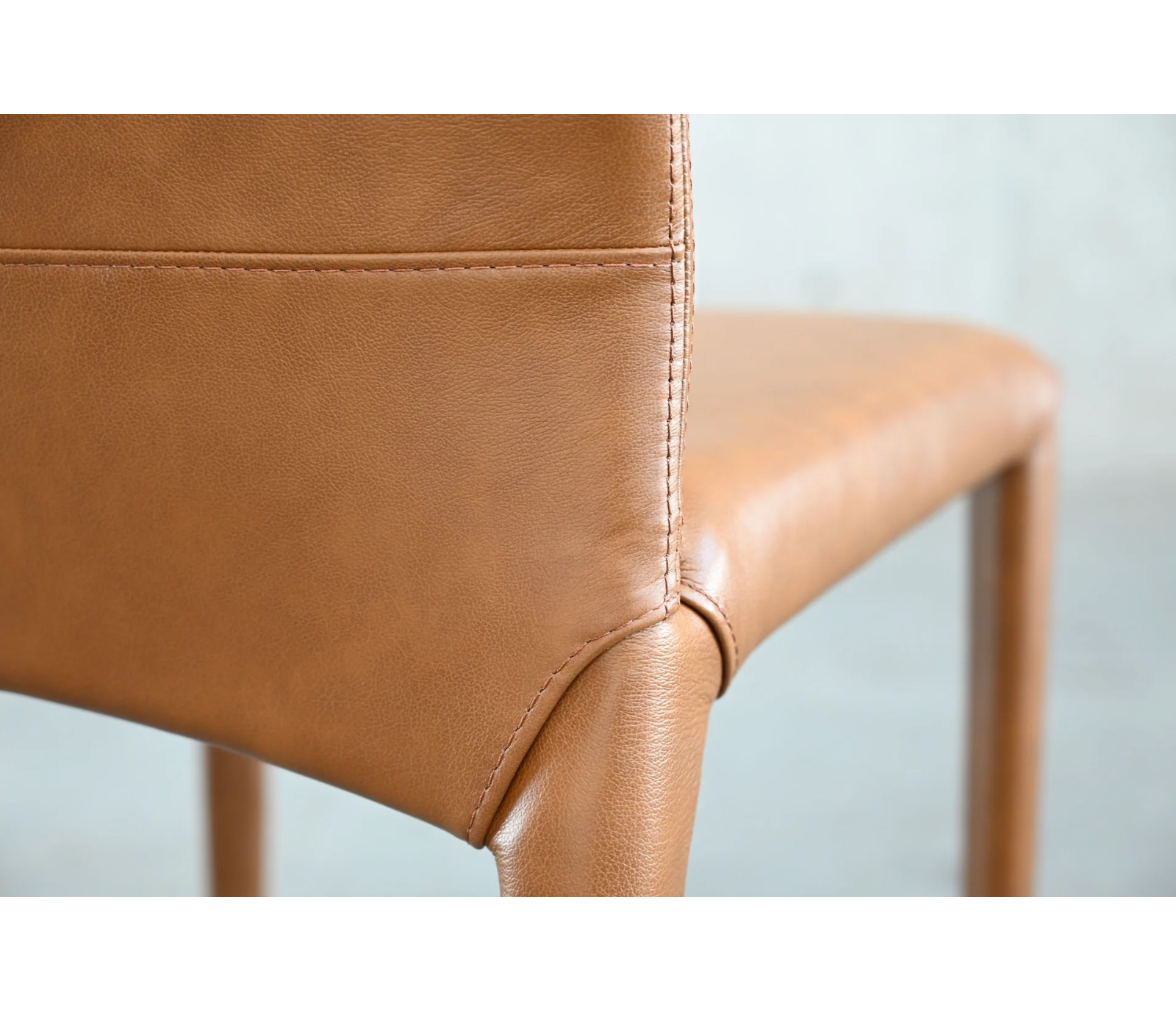 Zeg Side Chair - Chestnut Buttery Leather