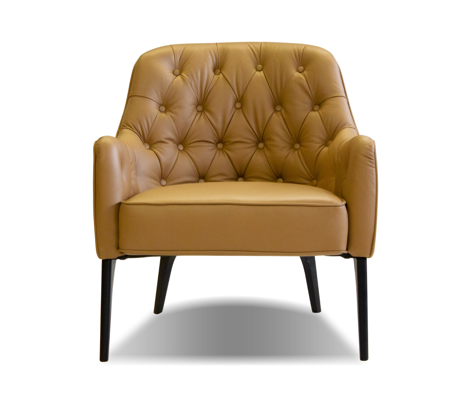 Ellington Accent Chair - Caramel Leather