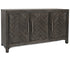 Gramercy Chevron - 60" Accent Cabinet - Dark Grey