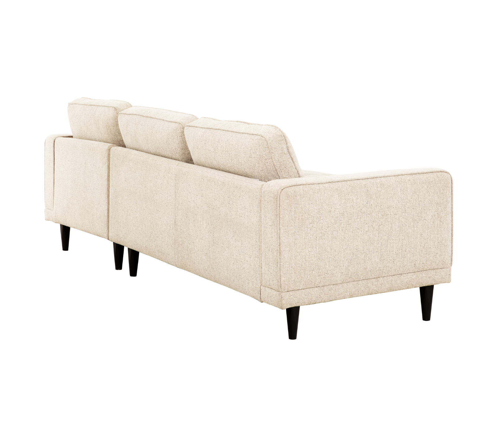 Reign 2 Piece Sectional - Oat Beige Fabric