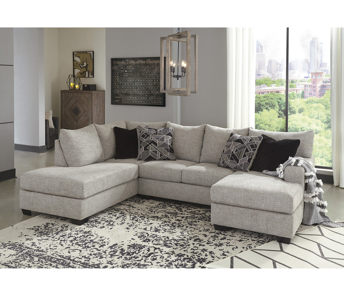 Storm 2 Piece Sectional - Grey Fabric  Buy Online or Jag's Furniture  Stores, Langley, Abbotsford, Online, Coquitlam, Aldergrove, Chilliwack –  Jag's Furniture & Mattress